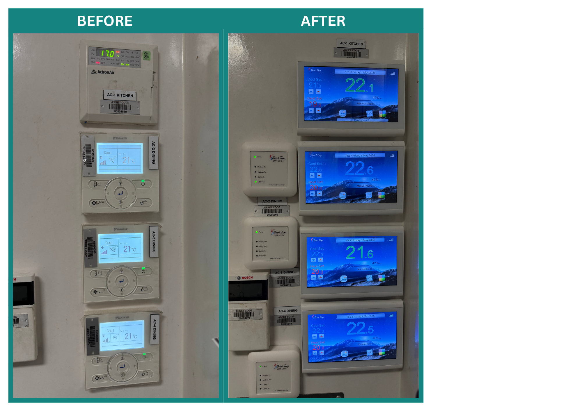 Chatfield OzCool - Smart Temp Halo Wall Controller
