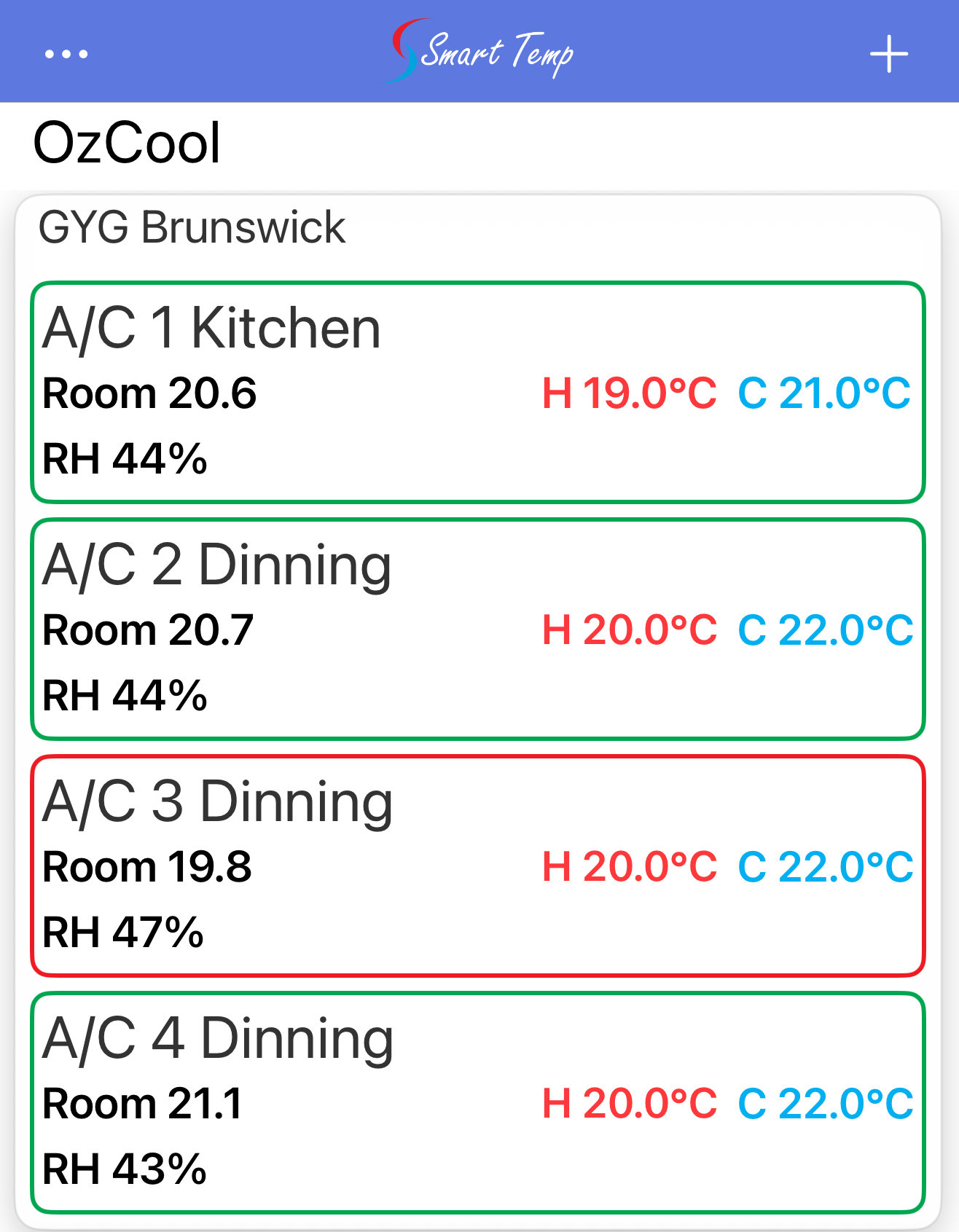 Chatfield OzCool - Smart Temp Halo App
